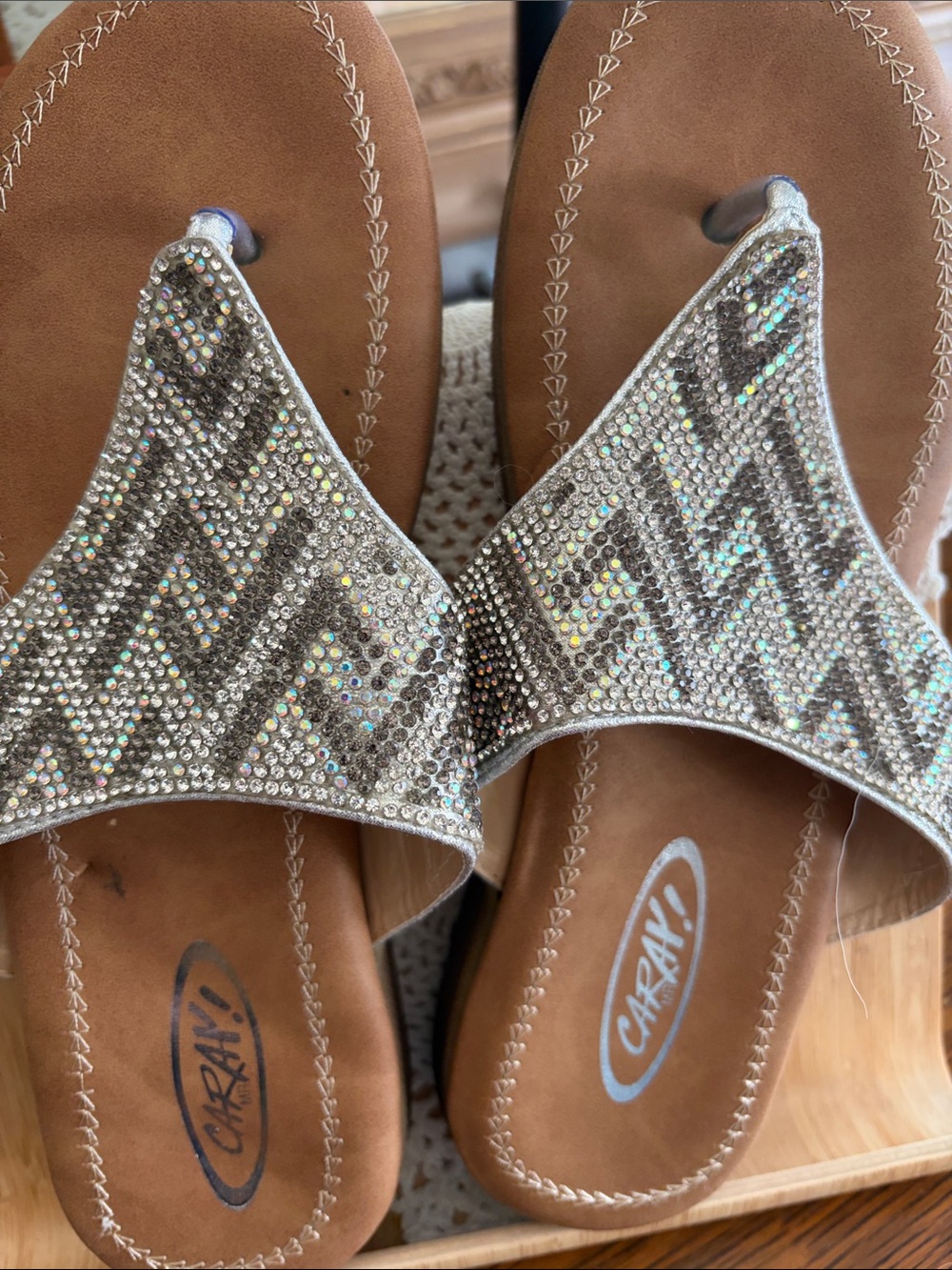 Embellished Silver Rhinestone Women's Sandals
